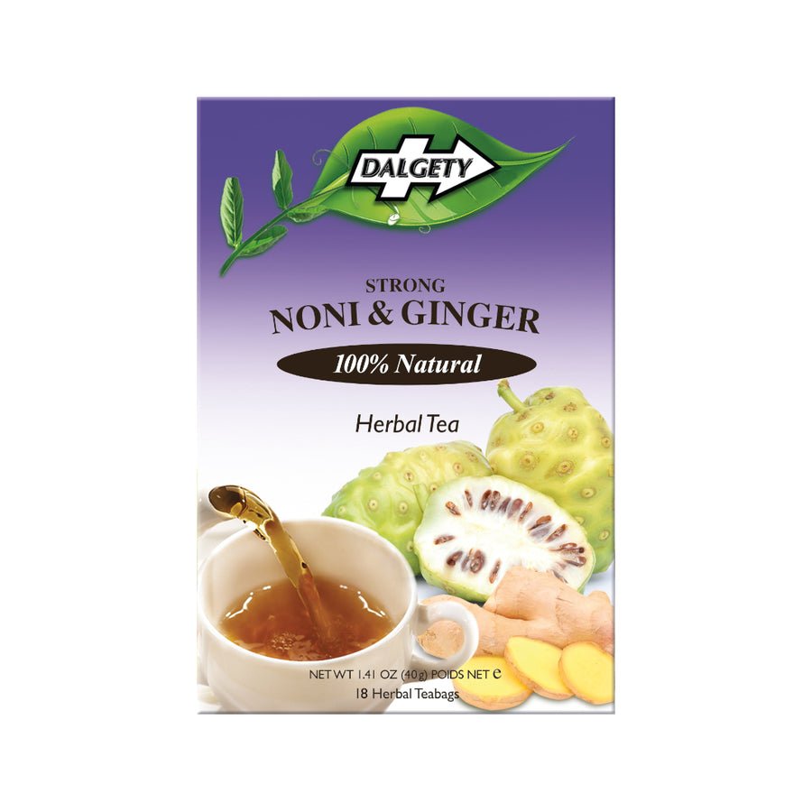 DalgetyNoni_GingerTeaflat2_900x Dalgety Noni & Ginger Herbal Infusion (carton 40g) - Image 1