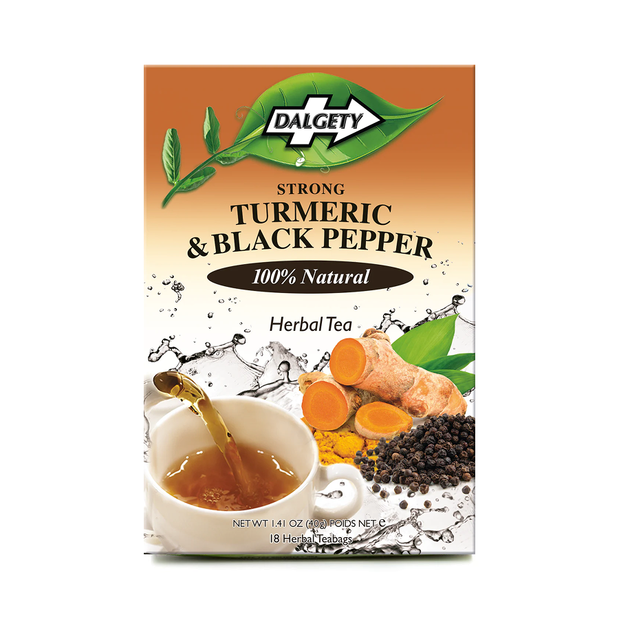 Frame 21 Dalgety Turmeric & Black Pepper Herbal Infusion (carton 40g) - Image 1