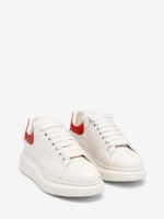 Men's Oversized Sneaker in Off White/Red - Image 4
