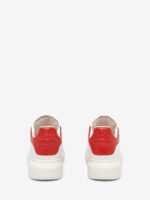 Men's Oversized Sneaker in Off White/Red - Image 3