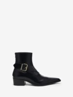 Men's Heron Buckle Boot in Black - Image 6