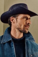 Dakota Cotton Cord Blue Hat - Image 9