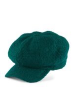 Harper Green Wool Newsgirl Cap - Image 2