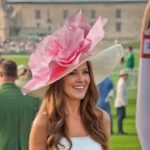 Giant Light Pink Flower Kentucky Derby Hat