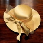 Satin Wide-Brim Hat: Elegant Bow, Derby, Wedding, Garden Party - Image 4